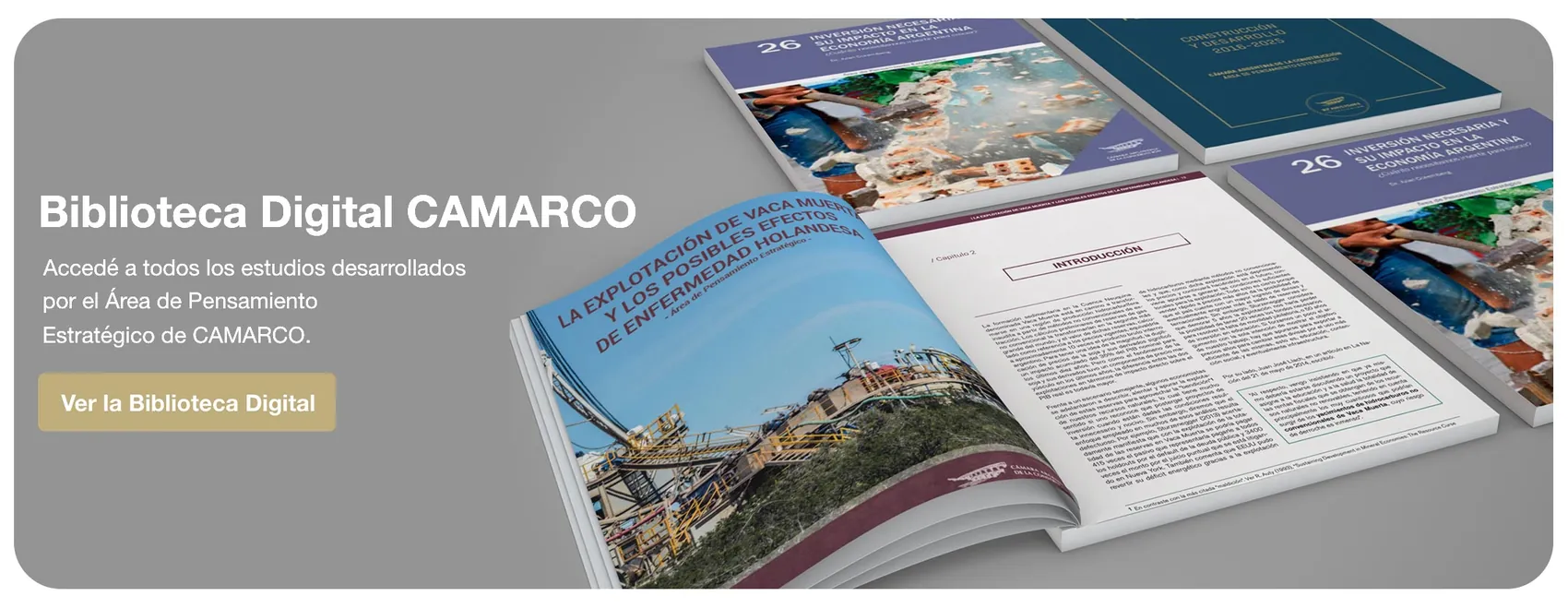 Biblioteca Digital CAMARCO — accedé a todos los estudios del Área de Pensamiento Estratégico