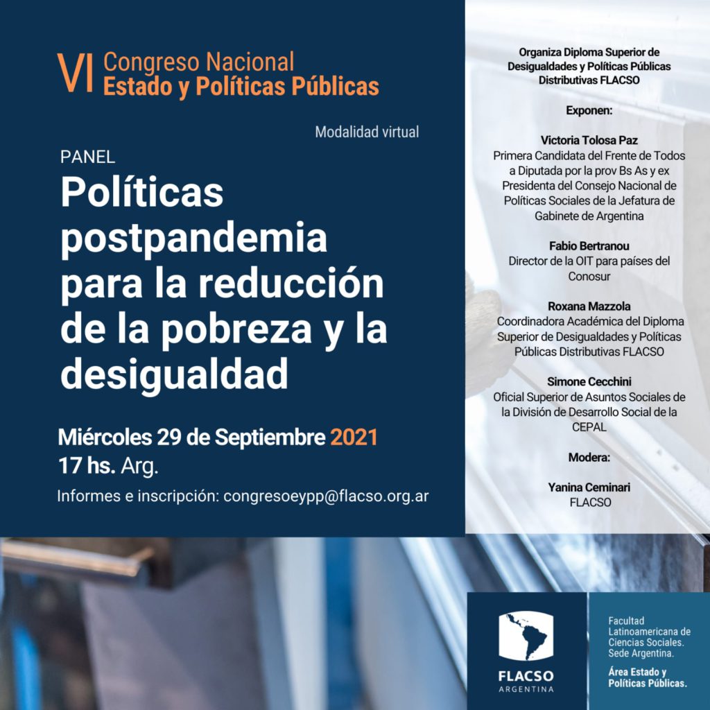 Políticas postpandemia para la reducción de la pobreza y la desigualdad ...